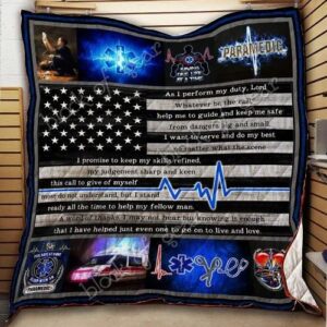 Paramedic Quilt Blanket Thh894  Quilt